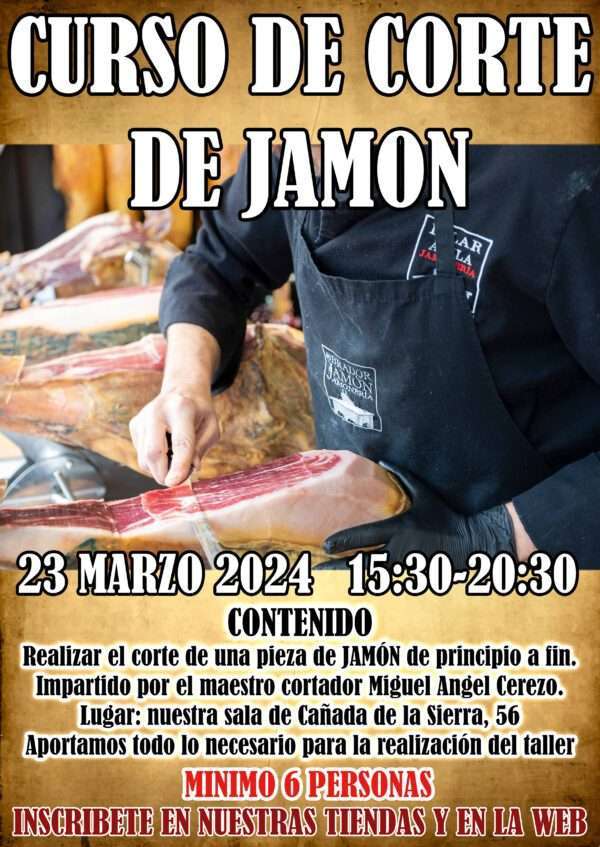 Curso de corte de jamón Curso de corte de jamón