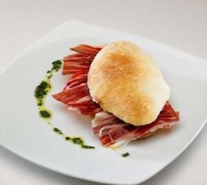 mollete-jamon mollete mini relleno